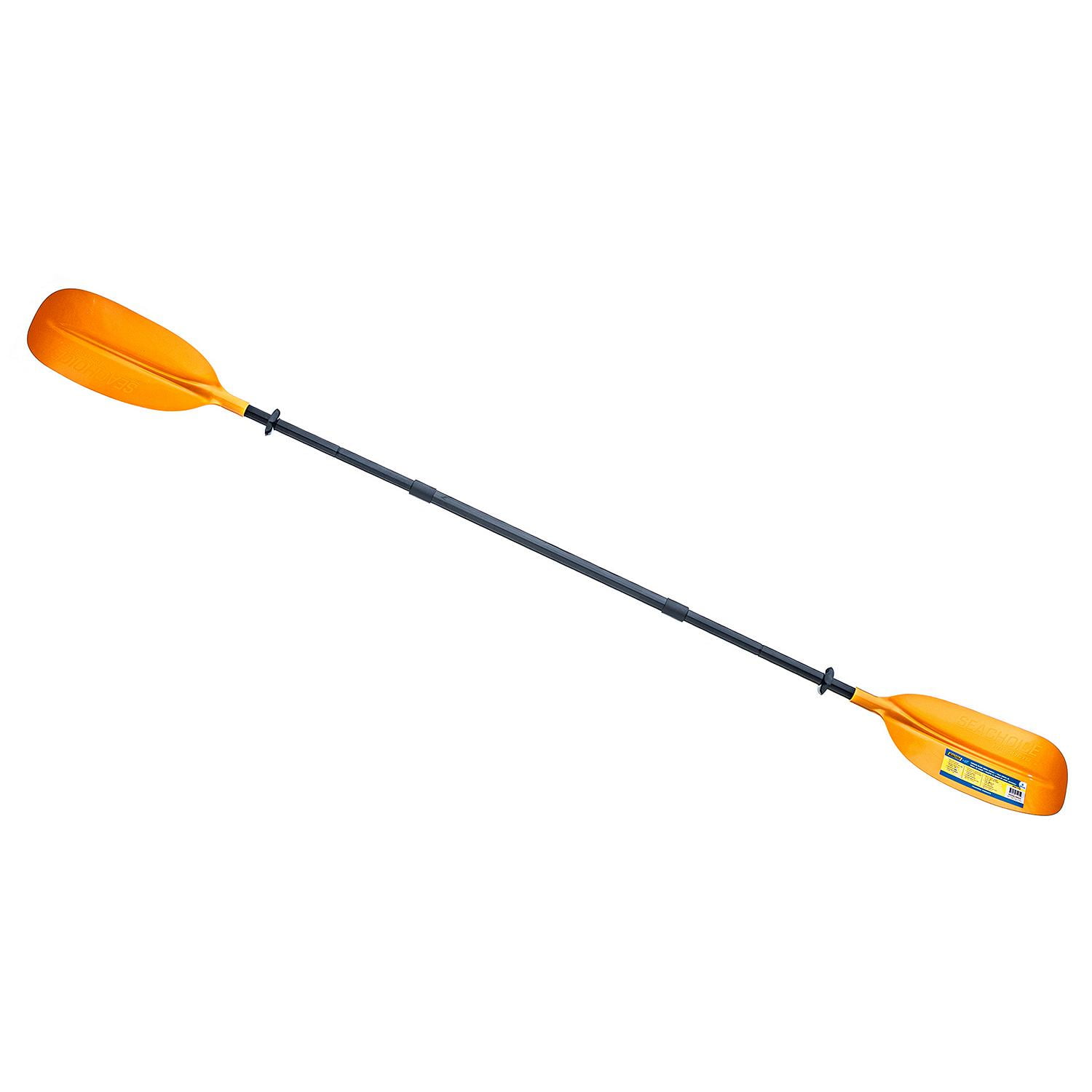 Seachoice 71161 3Piece StraightBlade Yellow Kayak Paddle, 8 Ft.