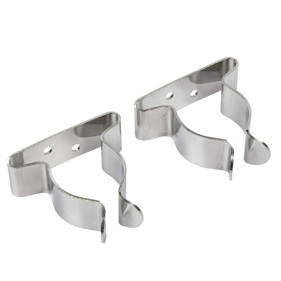 Seachoice 72031 Spring Clamps – Pack of 2 – Polished Stainless Steel – 1 to 1-3/4 Inch Size