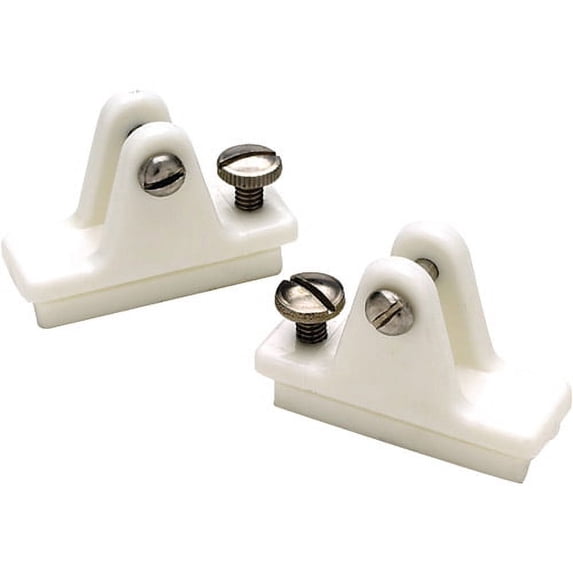 Seachoice 76281 Nylon Side Mount Deck Hinges with Stainless Steel Slide Lock, 2-Pack