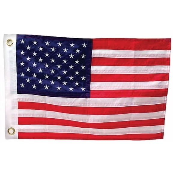 Seachoice 78211 Deluxe Marine Grade Sewn United States Flag - 12 x 18 Inches