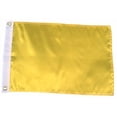 thumbnail image 1 of Seachoice 78261 12" x 18" Nylon Print Dyed Solid Yellow Flag, 1 of 2
