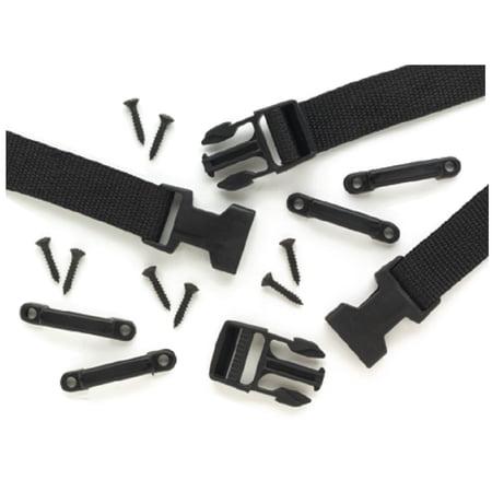 Seachoice Dual-Strap Fuel Tank Hold Down Kit w/ Fasteners and Deck Fittings