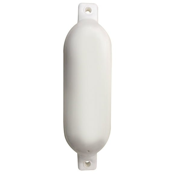 Seachoice 79023 Twin Eye Smooth Fender White, 6.5 x 23