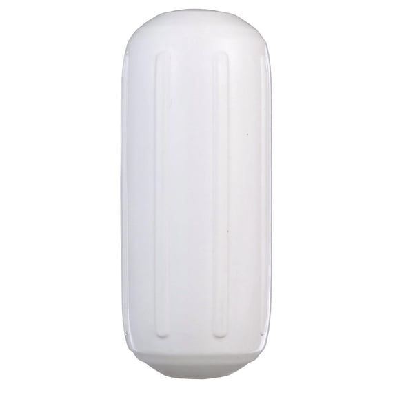 Seachoice 79111 6" x 15" Center Hole Ribbed Fender with 5/8" Eye for 20\'-25\' Boat Sizes