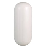 Seachoice 79121 Center Hole Ribbed Fender, White, 8" x 20"