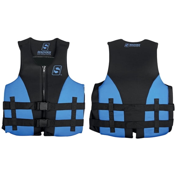 Seachoice 85138 Evoprene Multi-Sport Life Jacket - 2XL - Blue/Black, Fits Chest 44-50 in, USCG Level 70