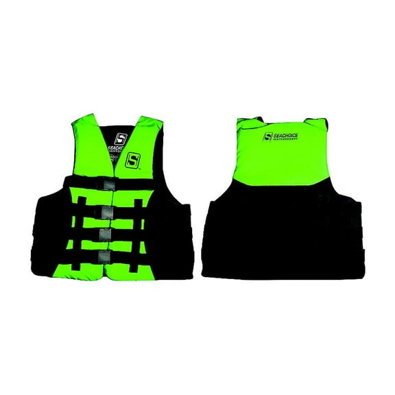 Seachoice 85147 Evoprene Multi-Sport Vest, Green/Black, XL