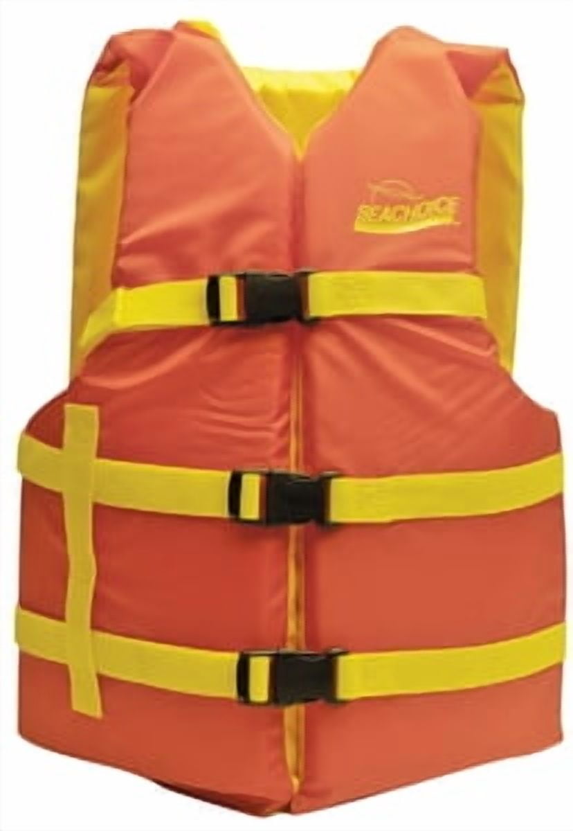 Seachoice 86230 Deluxe General Purpose Life Vest Orange/Yellow, Adult Universal