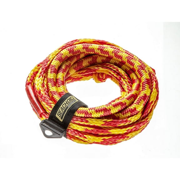 Seachoice 86738 Watersports Tube Tow Bungee Rope, 50 ft. Long, Tows Up to 4 Riders