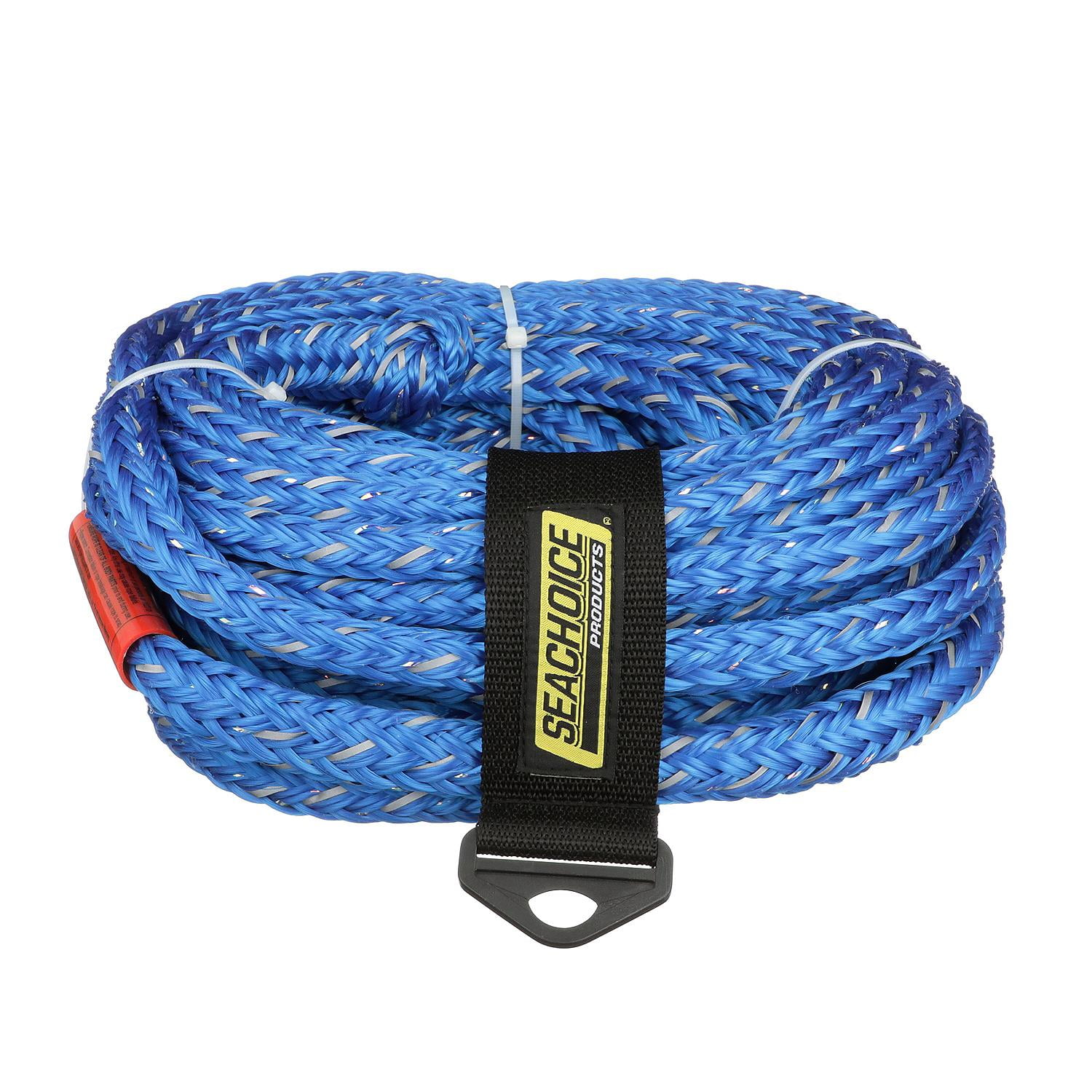 Seachoice 86743 6-Rider 60' Reflective Tube Tow Rope with 1,020 lb. Max Load