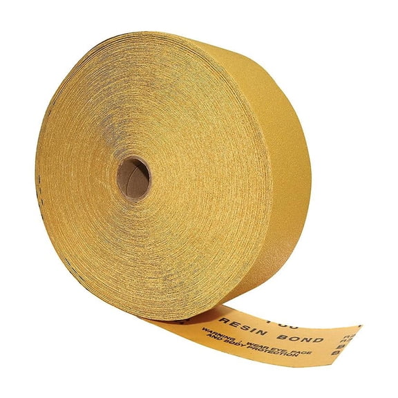 Seachoice 91919 Open Coat Aluminum Oxide PSA "C" Weight Sheet Roll P400, 2-3/4" x 45 yd