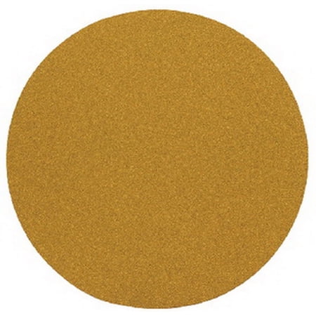 Seachoice 91966 Gold Aluminum Oxide Hook & Loop Disc, Grade: P80B