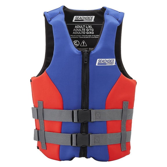 Seachoice Adult Dual Sized Evoprene PFD Blue
