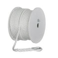 thumbnail image 1 of Seachoice Anchor Line Rope, 3-Strand Twisted, White, Nylon, 1/2 In. X 150 Ft., 1 of 4