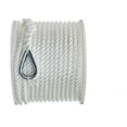 thumbnail image 1 of Seachoice Anchor Line Rope, 3-Strand Twisted, White, Nylon, 3/8 In. X 150 Ft., 1 of 5