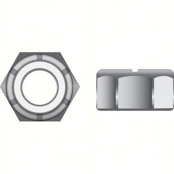 Seachoice BP1335SC - 1/4"-20 Stainless Steel SAE Nut With Nylon Insert In...
