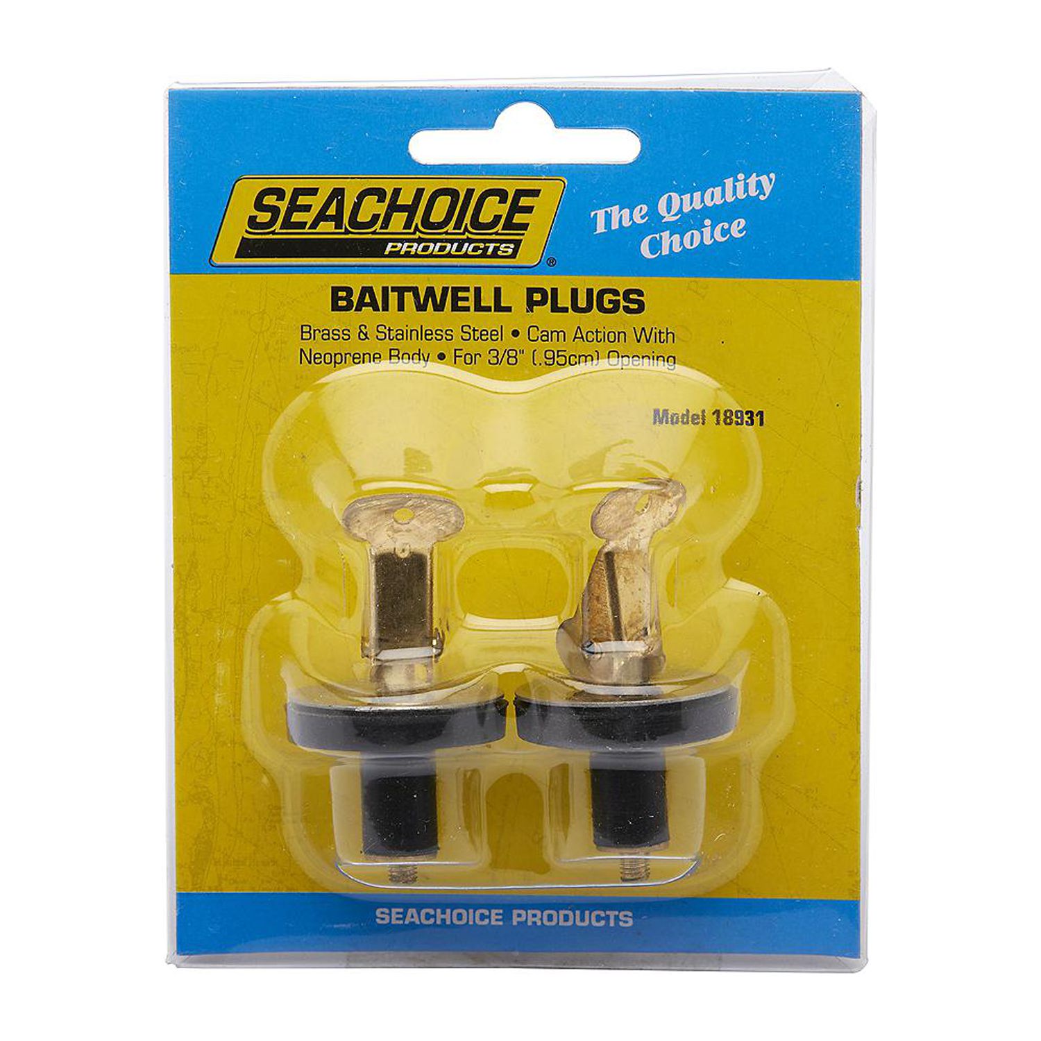 Seachoice Chrome Plated Brass Swivel Eye Hasp, 3"