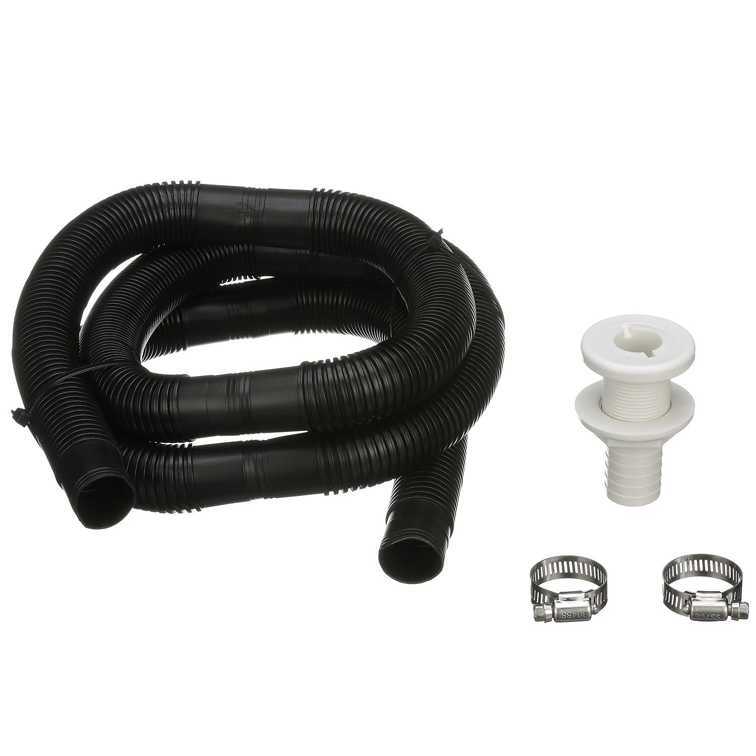 Seachoice Bilge Pump Installation Kit For 11/8 In. Outlets, w/ 6 Ft. Hose, 2 Hose Clamps, and