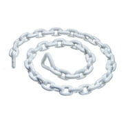 Seachoice Boat Anchor Chain, PVC, White, Coated, 3/8 In. X 6 Ft., For Boats Up to 54 Feet