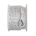 thumbnail image 1 of Seachoice Boat Anchor Line Rope, 3-Strand Twisted, Nylon, White/Blue, 1/2 In. X 150 Ft., 1 of 4