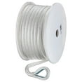 thumbnail image 1 of Seachoice Boat Anchor Rope, Double-Braid, Nylon, Achor Line, 1/2 In. X 100 Ft., White, 1 of 4