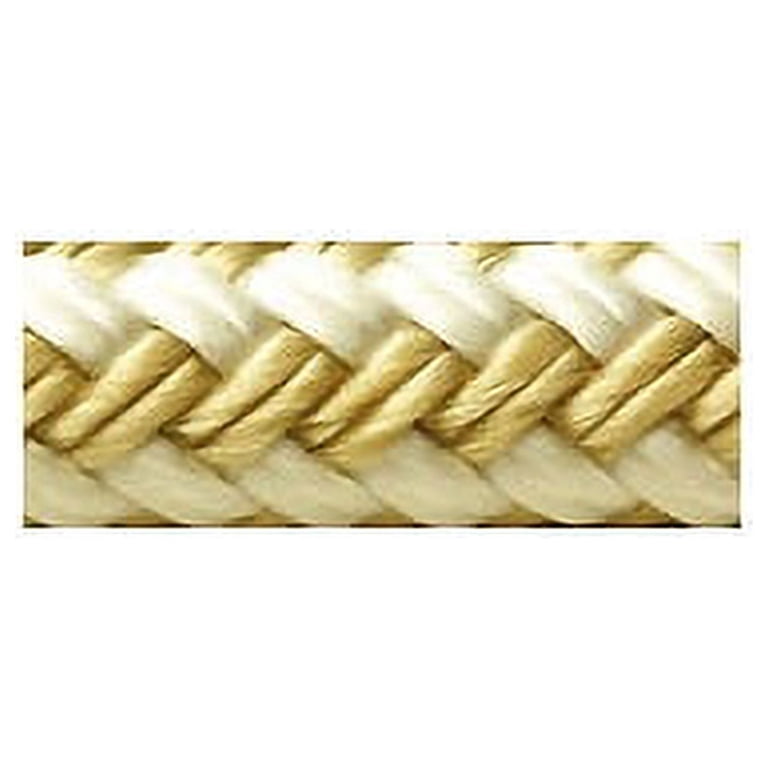 Seachoice® 42371 - 1/2 D X 150' L Gold/White Nylon Double Braid Anchor Line Mpn 42371