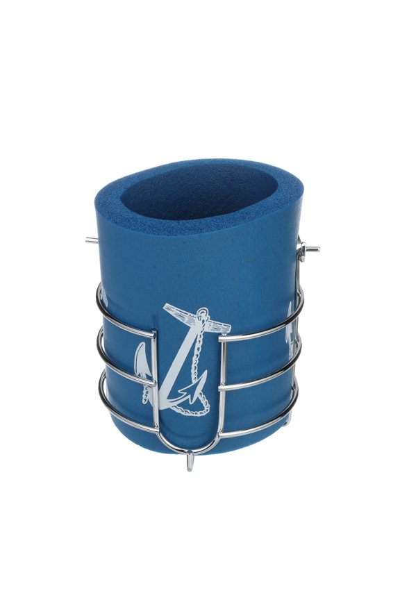 Boat Beverage Holder, Thermal Insulator, Chrome Plated Brass
