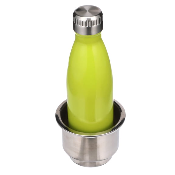 Seachoice Boat Drink Holder Recessed, Stainless Steel, 3-5/8 In. Inside Diameter