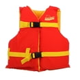 thumbnail image 1 of Seachoice Boat Life Jacket, Orange/Yellow, Youth Size, 25-29 In., 1 of 4