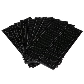 Seachoice Boat Registration Letter and Number Kits, 3-1/4 In., Mylar, Black