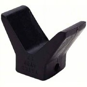 Seachoice Black Rubber Molded "Y" Bow Stop