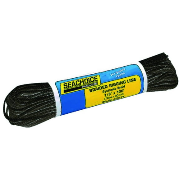 Seachoice Braided Utility Line 1/8 x 100Black 40511