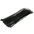 thumbnail image 1 of Seachoice Cable Ties, 14 In. Long, 50 Lbs. Max Load, UV Black, Pack of 500, 1 of 4