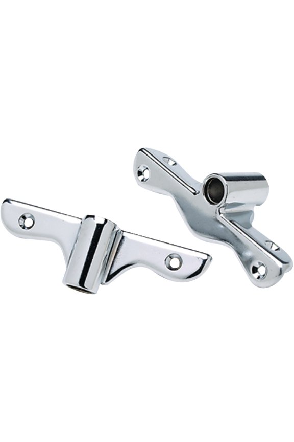 Chrome Plated Zamak Oarlock Socket Set (Sold as Pair)