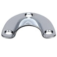 thumbnail image 1 of Seachoice Clam Shell Vent, 1-5/16 In. X 1-1/2 In., Chrome-Plated Brass, 1 of 5