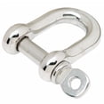 thumbnail image 1 of Seachoice D Anchor Shackle, Stainless Steel, 3/8 In., 1 of 5