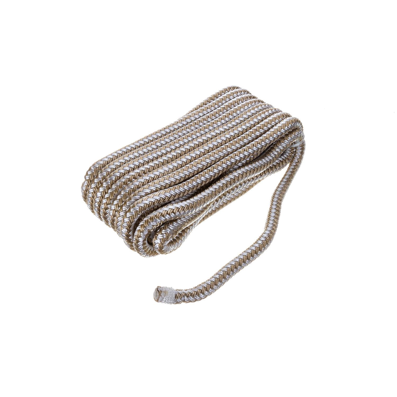 Mad Dog 1/2" X 10' Solid Braid Nylon Dock Line (Navy Blue) - Made In USA, 1-Year Warranty 3 thumbnail image