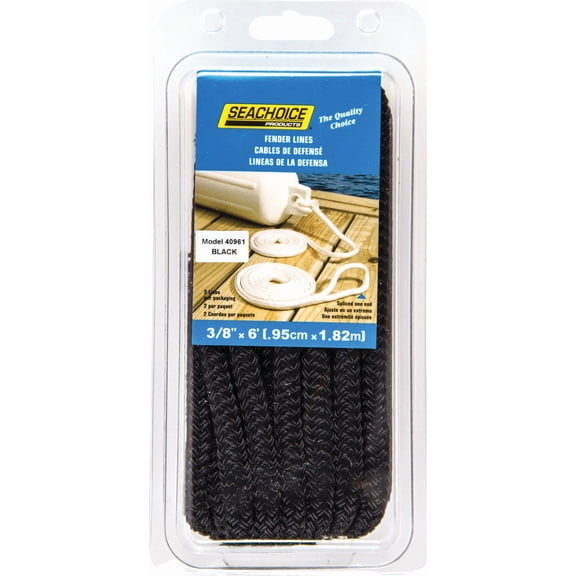 Seachoice Double Braided Fender Line - Pack of 12