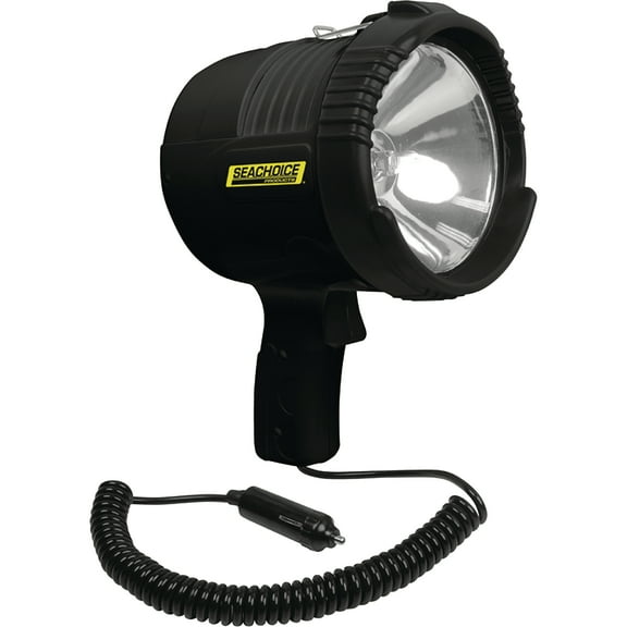 Seachoice Durable ABS Plastic 12V Spotlight with 8' Coiled Cord
