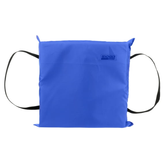 Seachoice Emergency Marine Foam Flotation Cushion, Square, 15 In. X 15 In., Blue