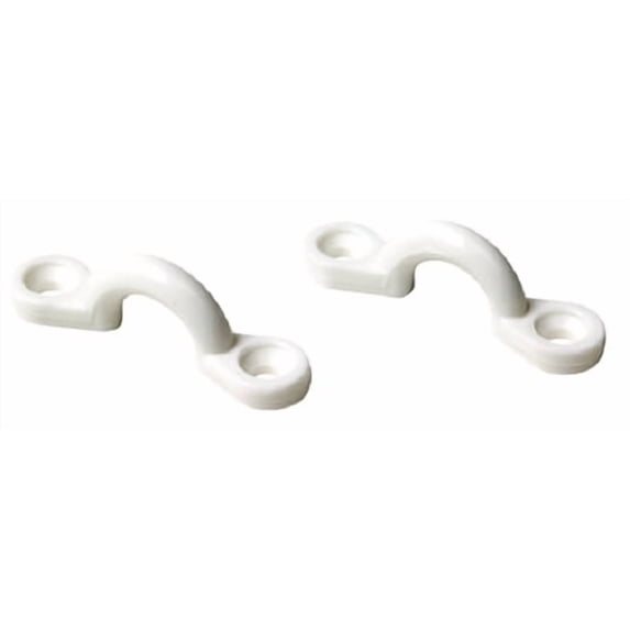 Seachoice White Nylon Eye Strap, 4/Card - 28871