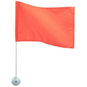 Seachoice Heavy-Duty Marine-Grade Nylon Orange Ski Flag w/ 24-In. Pole, 12 In. X 18 In.