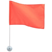 Seachoice Heavy-Duty Marine-Grade Nylon Orange Ski Flag w/ 24-In. Pole, 12 In. X 18 In.
