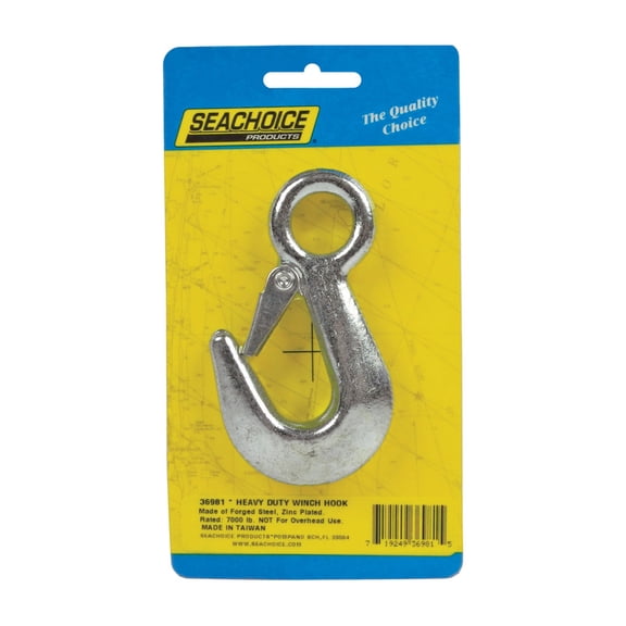 Seachoice Heavy Duty Winch Hook, 5/8" x 3-7/8"