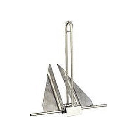 Seachoice Utility Anchor Silver Galvanized 8.5 lb Slip-Ring Fluke Anchor