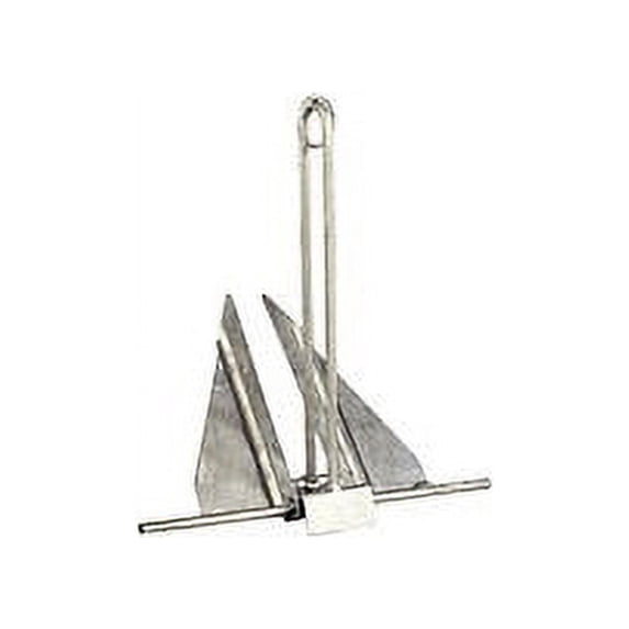 Seachoice Utility Anchor Silver Galvanized 8.5 lb Slip-Ring Fluke Anchor