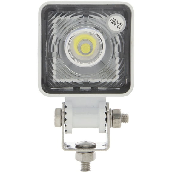 Seachoice LED Flood Beam Square/Compact Work Light, 12/24V, White Housing