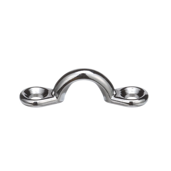 Seachoice Multi-Purpose Chrome-Plated Zinc 3/8 In. Eye Straps, Set of 4