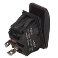 thumbnail image 1 of Seachoice Non-Illuminated Rocker Switch, SPST, 2 Terminal, On/Off, Black, 1 of 5