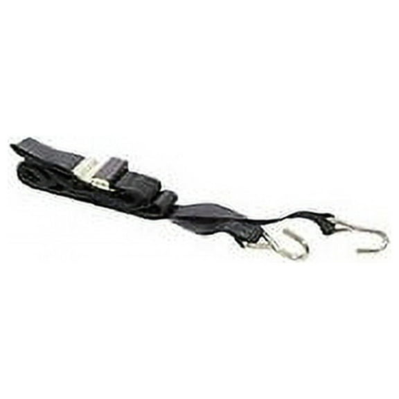 Seachoice Premium Gunwale Trailer Tie Down Strap, 2" Wide, Black